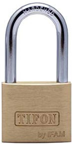 CANDADO LATON TIFON ARCO LARGO