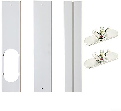 3PCS Klimaanlage Flügel-Kit-Brett Einstellbare Mobile Dämpfer Tragbare Flügel-Kit, Geeignet für Klimaanlage Zubehör, 55-160 cm (Fensterdurchführung, Klimaanlage Zubehör, Abluftschlauch)