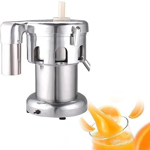 Commercial Automatic Juicer 350W Electric Fruit and Vegetable Juice Extractor, Stainless Steel and Aluminum Alloy Orange Juice Machine for Juice, Restaurants