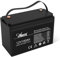 Anern Batteria Litio 12V 100Ah, Batteria 100Ah 12V con BMS Da 100A Fino a 15000 Cicli perfetto per il campeggio, l'accumulo di energia domestica solare, Off-Grid
