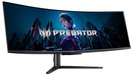 Acer Predator X49Xbmipphuzx 49 Curved 1800R DQHD ZeroFrame OLED Gaming Monitor