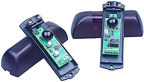 Fotocélulas Universales Motic Ajustables a 180 ° para Automatización de Puertas Garaje Impermeable Infrarrojo Modulado de Pared Protección Electromagnética y Filtro Solar AC/DC 12-24V