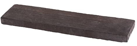 Steg aus Ebenholz, für Konzertgitarre, Gitarrenbauer-Zubehör, unlackierte Akustikgitarrenteile in Ebenholz, 12 x 35 x 200 mm, Weiß