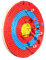 Bogenschießen-Ziele Handgefertigte Stroh-Bogenschießen-Zielscheibe Dart-Zielscheibe, traditionelle Armbrust-Zielscheibe für Erwachsene Kinder (15,7 Zoll)