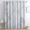 Weißer Marmor Vorhang, Minimalistische Marmor Gardinen mit Ösen 2er Set Verdunkelungsvorhang, Moderne Marmor Vorhänge, Wohnzimmer Schlafzimmer Kinderzimmer Blickdichte vorhänge, 150x166 cm1&-ua189