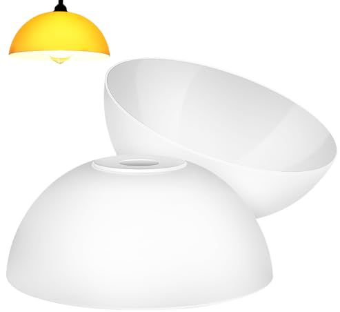 Luxshiny Lampenschirm Aus Kunststoff Deckenlampenschirm Im Kuppeldesign Lampenschirmabdeckung Für Zuhause Ersatzlampenschirme Für Wand- Und Deckenlampen 11.10 Zoll 2 Stück
