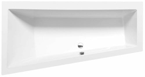 Badewanne ANDRA 180x90cm Ausführung Links mit Wannenträger