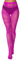 Buitifo Women's Sexy leggings Pattern fishnet Sox Thigh High collants Leggings(Se,Rose rouge M)