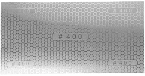 1 pièce de papier abrasif diamant grain 400, 200 mm x 100 mm pour le polissage de voitures, métaux, murs, bois, meubles, ponçage