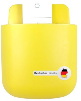 Vindal Multifunktionale Wandhalterung für Fernbedienung, Brille, Handy etc. | selbstklebend (Gelb)