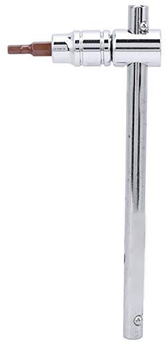 equlup Rollschuhschlüssel, Rollschuh-T-förmiger Inbusschlüssel 15,5 x 7 cm/6,1 x 2,8 Zoll Tragbares Inline-Skate-Werkzeug zum Entfernen von Zubehör für Skates