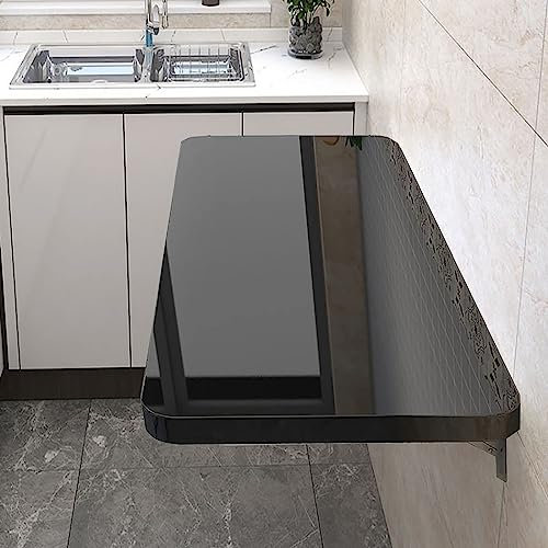 Klappbarer Wandtisch - Platzsparender Fallblatt-Schreibtisch für kleine Räume - Ideal für Waschküche, Küche und Esszimmer - Kompaktes und funktionales Design