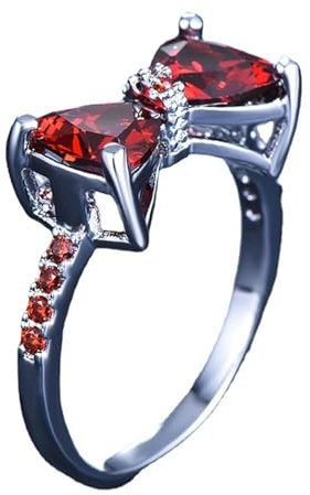 Bandring Schmetterling 925 Sterling Silber Ringe für Damen Eternity-Stapelring Ring Geburtstag Geschenk für Sie Zirkonia Schmetterling Schmuck (C, 10)
