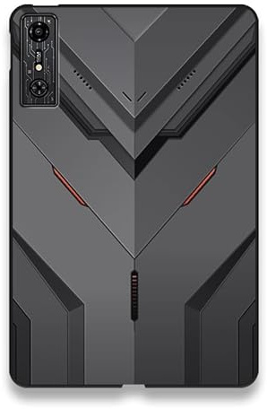 Ultradünne Schutzhülle für RedMagic 3 Pro 22,9 cm (9 Zoll) 2025 Tablet, Luftpolster, stoßfest, flexibel, TPU-Hülle mit rutschfestem Griff, leichte Gaming-Schale für Red Magic 3 Pro Zubehör (Schwarz)