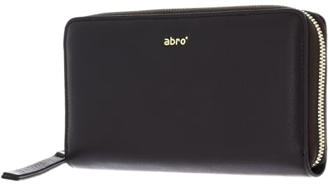 Abro Geldbörse Leather Dalia Wallet Dark Brown Dunkelbraun