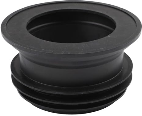 Wodsty WC-Flansch für Ring-Ablaufrohr, 100–110 mm, PVC-kompatibel, Bodenauslass-Auslaufdichtungsschüssel, blau/schwarz