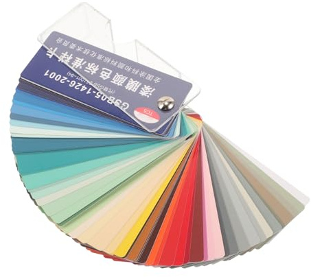 SHERCHPRY Mazzetta Colori Vernice 83 Toni Standard in Carta e Plastico per Pittura Pavimenti e Ferramenta, Facile da Trasportare per Progetti Fai-da-te e Applicazioni Varie