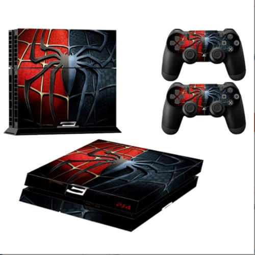 Happyit PS4 Skin Sticker Adesivo Protettivo Pelle di décalque di Vinile per Sony Playstation 4 Console + 2 Pelli di Controller (A) A6