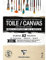 Clairefontaine 975212C Packung (mit 10 Blatt Leiwand zum Bemahlen Sandkorn, 210g, kopfgeleimt, DIN A2, 1 Pack, Natur