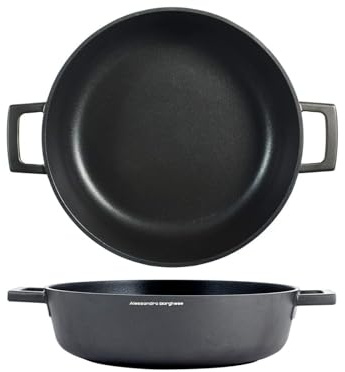 H&H alessandro borghese equipe tegame antiaderente, 28cm, in