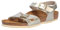 BIRKENSTOCK Rio Kids Electric Metallic Gold, Birko Flor Sandal, 27 EU