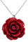 Essens - Necklace ROSE - LOVE JEWELRY Collection - Ceramic and Sterling Silver 925 - Women's Jewelry