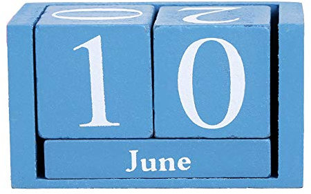 1Pc Desk Calendar Perpetual Calendars Blocks for Home Office Table Decor