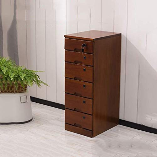 MTYLX Multifunktions Office Storage Aktenschrank-Aktenschränke Aufbewahrungsbox Multi-Layer Locked Drawer Aktenschrank Datenspeicher Massivholz Bad Locker Aktenschrank Eckschrank 30Cm Breite 2 Farben
