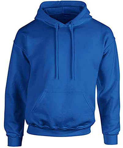 Gift Hub - Unisex Fashion Hoodie Christmas Jumper - Hooded Pullover with Drawcords & Front Pockets, Fleece Hoodie Christmas Jumper Sweatshirt for Men and Women - Blue - Medium