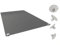 Home-Vision® Dachfensterrollo Verdunkelungsrollo Velux-kompatibel ohne Bohren mit Saugnäpfen Lichtundurchlässig Thermorollo Thermo-Rollo für Dachfensterr (Graphit, F06-48cm x 93cm)