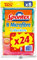 SPONTEX - Lot de 24 Chiffons Microfibre Collection - Lavettes Multi-usage - Elimine 99% des bactéries - 30x30cm