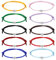 Bestomrogh 10 Pcs Heart Rope Bracelets Couple Bracelets, Adjustable Friendship Bracelets Long Distance Matching Bracelet Jewelry Gift for Best Friends Lover Couple Mens Teen Girls