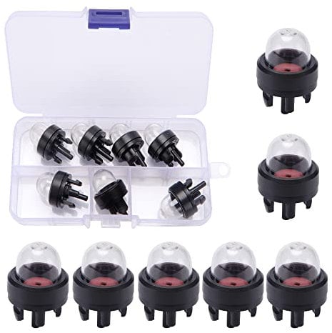 VooGenzek 7 Stück Snap-in Primer Bulb Pump, General Snap-In Primer Kraftstoffbirne, Vergaser Primer Pumpe Kraftstoffbirnen, für Kettensägen Gebläse Trimmervergaser Motorsense Rasenmäher
