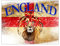 Metal Sign Plaque Print Poster World Cup England Lion Head St George Cross Vintage Style Football Gift Dad Man Cave Shed Home Bar Ref13863 (10x8 inches (Approx) 25cmx20cm)