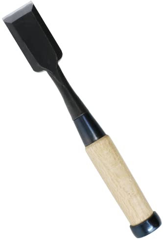 KAKURI Japanese Wood Chisel for Woodworking 1-1/4 (30mm), Made in JAPAN, Japanese Chisel Oire Nomi, Razor Sharp Japanese High Carbon Steel Blade, White Oak Wood Handle