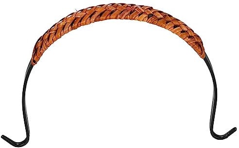 Luxshiny Rattan Griff Eisen Teekannengriff Verstellbarer Ersatz Griff Japanischer Kanne Teekessel Ersatzteile für Keramikkanne Wasserkocher Porzellan Zubehör