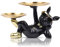 XYQXYQ Multifunktionale Bulldoggen-Statue, Harz-Hundebutler-Dekoration, Ablagetablett, kreativer niedlicher Hunde-Aufbewahrungsbehälter, anwendbare Brieftaschen-Schlüssel-Halskette