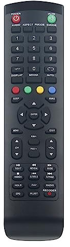 ALLIMITY Ersatz Fernbedienung passend für VIVAX LED TV TV-32LE71 TV-22LE72 TV-24LE72 TV-32LE73 TV-32LE74 TV-40LE72 TV-48LE70 TV-22LE74 TV-24LE74 TV-22LE70 TV-39LE70 TV-40LE74 TV-22LE74