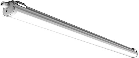 pureled 48W LED Feuchtraumleuchte IP65 150cm Wannenleuchte Kaltweiß 6000K Werkstatt Garage Keller (1er Set)