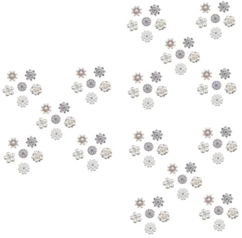 ABOOFAN 3sätze Schmuck Zubehör Mit Rhinestone Und Perlen Für Haaraccessoires Handyhüllen Und Broschen Stilvolle Bastelmaterialien Für Kreative Projekte