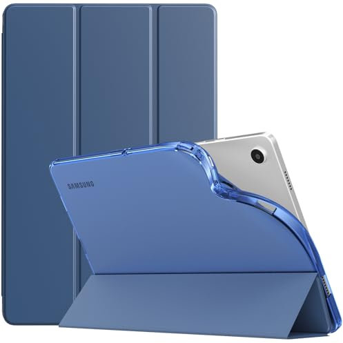TiMOVO Funda para Samsung Galaxy Tab A9+/A9 Plus 11 Pulgadas 2023 SM-X210/X216/X218, Cubierta Delgada TPU Translúcido, Auto Activación/Reposo, Azul Marino