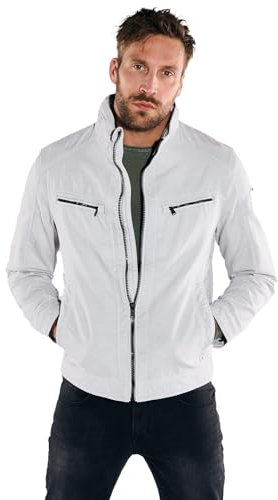 emilio adani Herren Herren Jacke, 36501, 36501, Naturweiss in Größe 54