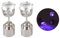 1 Paar LED-Ohrringe, leuchtende Kronen-Ohr-Tropfen-Anhänger, Edelstahl, Halloween, mehrfarbig, für Party, 1 pair, Eisen Kupfer