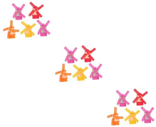 Supvox 15 STK Schmuck Ornament Moos Verzierungen Bling dekor bürodeko büro Dekoration Wohnkultur Schreibtischzubehör Sukkulentenpflanzendekor Geschenk Windmühle Fee Bonsai bilden Modell