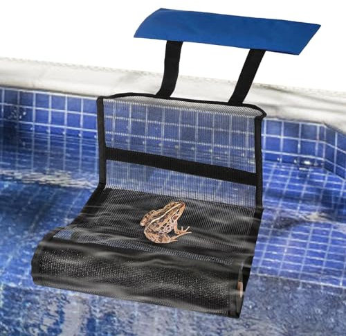 Rampa de piscina para mascotas, rampa de escape de tela Oxford para salvar animales, rampa de escape de animales pequeños, accesorios de piscina, rampa de piscina para mascotas pequeñas ranas y