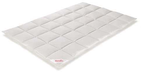 PARADIES Daunendecke Emina 90 medium warm, Ganzjahresdecke 135x200 cm - 90% Entendaunen 10% Entenfedern