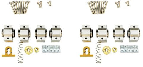 CENMEN 2Satz CNC 3018 Pro SCV10VUU Lagerung 12Mm 10Mm für CNC3018 T8 Schraube Kabel 4Mm Durchmesser 12Mm für CNC Machine Xaxis Update