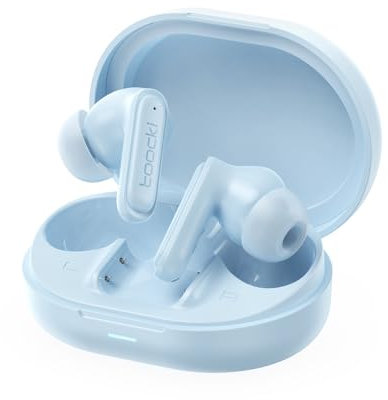 toocki Cuffie Bluetooth Sport, 75 Ore Auricolari Bluetooth 5.4 HiFi Stereo, Cuffie Senza Fili con 4 ENC HD Mic, IP7 Impermeabili Cuffiette, Cuffie Wireless per Running/Palestra