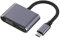 USB C to HDMI VGA Adapter with 4K 1080P VGA USB C 2 in 1 Hub Adapter Thunderbolt 3 to HDMI for MacBook Pro Air Chromebook Pixel Dell XPS 13 15 Samsung Galaxy S22 S21 S20 LenovoYoga Huawei