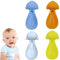 4 Stück Babylöffel,Quetschie Löffel,Löffel Baby,Beikost Löffel,Silikonlöffel Baby,Quetschie Babylöffel,Für Lebensmittel, Squeeze Quetschieaufsätze